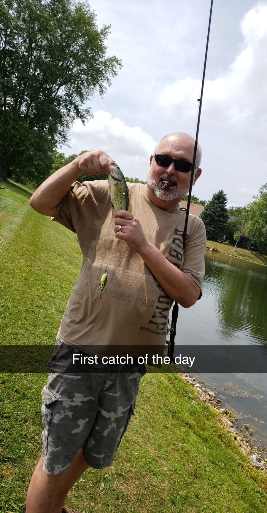 Padre truly in his element.
